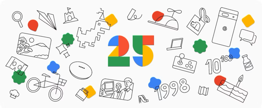 Google 25th birthday