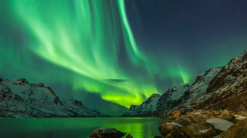 Aurora boreale in Islanda