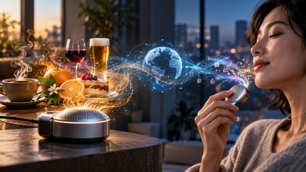 Scentronic: An artificial intelligence–assisted olfactory interface for remote odor sharing and transmission